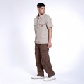 Cargo Pants MOLECULE® 50005 Rip Stop Zipper Regular Fit Cigar