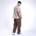 Cargo Pants MOLECULE® 50005 Rip Stop Zipper Regular Fit Cigar