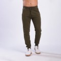 Jogging Pants 4400 Cotton 300 Gsm With Rib Slim Fit Khaki