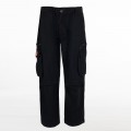 Cargo Pants MOLECULE® 50005-24 Canvas Zipper Baggy Loose Fit Black