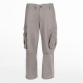 Cargo Pants MOLECULE® 50005-24 Canvas Zipper Baggy Loose Fit Grey