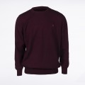 Unisex Sweater Knit MOLECULE® 9000 Flat Sketch Regular Fit Bordeaux