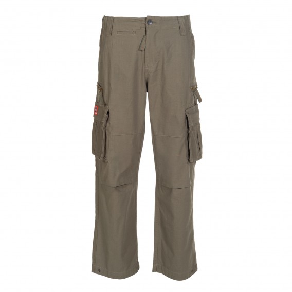 Cargo Pants MOLECULE® 50005-25 Canvas Zipper Baggy Loose Fit Khaki