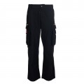 Cargo Pants MOLECULE® 50005-25 Canvas Zipper Baggy Loose Fit Black