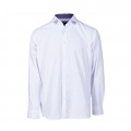 Shirt 600 Dots Print MOLECULE® 80% Cotton 20% Pol White