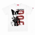 Unisex Short Sleeves T-Shirt MOLECULE® 1100 MOLECULE DOG DTF Print Cotton 160 Gsm Regular Fit Off White