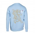 Sweatshirt MOLECULE® 3300 GOLDEN TIGER Cotton Blend 300 Gsm Regular Fit Sky Blue