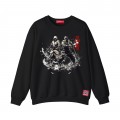 Sweatshirt MOLECULE® 331 NINJA II DTF Front Cotton Blend 300 Gsm Black