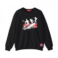 Sweatshirt MOLECULE® 331 SKATERS DTF Front Cotton Blend 300 Gsm Black