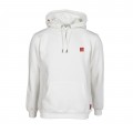 Unisex Pullover Hoodie MOLECULE® 777 CAT BAND Cotton Blend 320 Gsm Regular Fit Off White