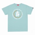 Unisex Short Sleeves T-Shirt MOLECULE® 1100 BBRDH GOLDEN Front Back Print Cotton 150 Gsm Regular Fit Mint