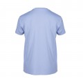 Unisex Short Sleeves T-shirt MOLECULE® 1100 Round Neck Cotton 150 Gsm Regular Fit Sky Blue