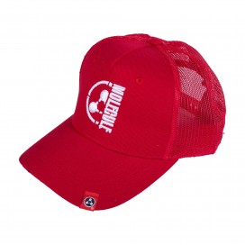 Jockey Hat MOLECULE® Half Logo Embroidery Red 100% Recycled Polyester