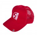 Jockey Hat MOLECULE® Half Logo Embroidery Red 100% Recycled Polyester
