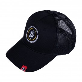 Jockey Hat MOLECULE® BBRDH Embroidery Black 100% Recycled Polyester