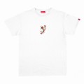 Unisex Short Sleeves T-shirt MOLECULE® 1100 SMALL KOI Cotton 150 Gsm Regular Fit White