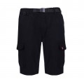 Cargo Shorts MOLECULE® 2304 Belt Slim Fit Black