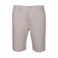 Short Pants Chino 100 Elastic Band Cotton Blend Beige