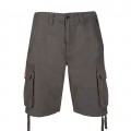 Cargo Shorts MOLECULE® 54001 ONI Embroidery Canvas Worn Out Look Regular Fit Khaki