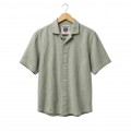 Shirt MOLECULE® 8055 Short Sleeves Blend Linen Green Melange