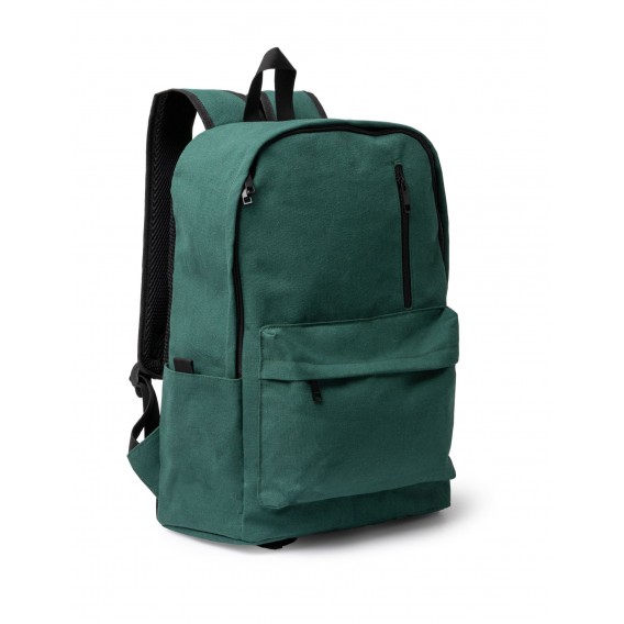 Recycled Cotton 1807 Backpack - Forest Green