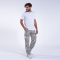 Cargo Pants MOLECULE® 55003 Rip Stop Slim Fit Digital Grey