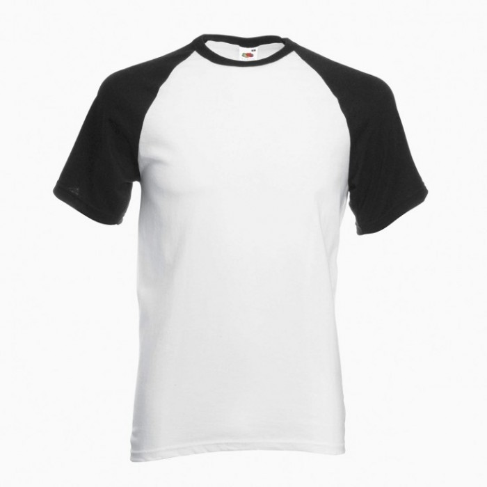 Unisex Short Sleeves T-Shirt 02045 Baseball Cotton 160 Gsm
