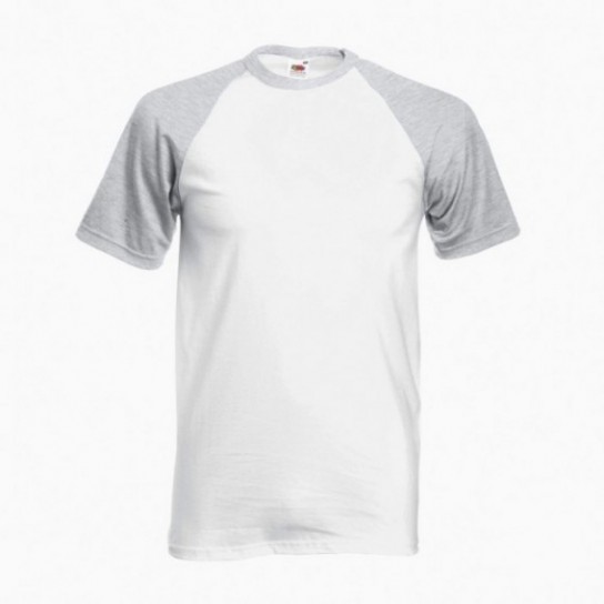 Unisex Short Sleeves T-Shirt 02045 Baseball Cotton 160 Gsm