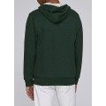 Jacket M Zipped Hoody Sherpa Organic Cotton 300 Gsm Blend Regular Fit Heather Scarab Green