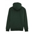 Jacket M Zipped Hoody Sherpa Organic Cotton 300 Gsm Blend Regular Fit Heather Scarab Green