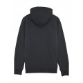 Jacket M Zipped Hoody Sherpa Organic Cotton 300 Gsm Blend Regular Fit Stretch Limo ( Black)