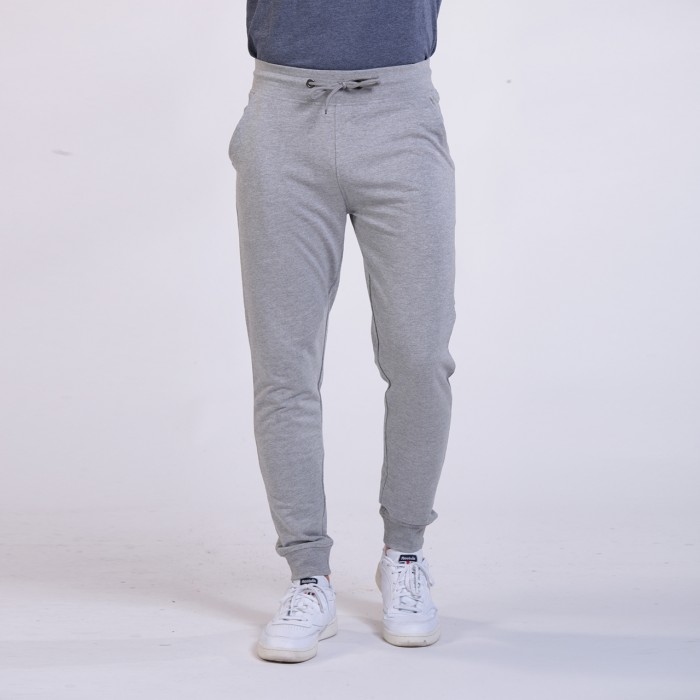 Jogging Pants 4400 Cotton 265 Gsm With Rib Slim Fit Sport Grey