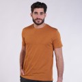 Unisex Short Sleeves T-shirt 1800 Cotton 150 Gsm Regular Fit Camel