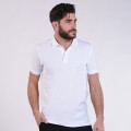 T-shirt 2200 Pique Knit Polo Cotton 190 Gsm Regular Fit White