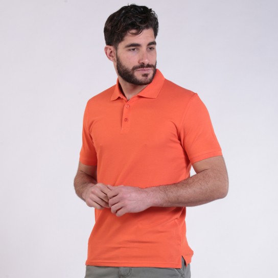 Unisex Short Sleeves T-shirt 2200 Pique Knit Polo Cotton 190 Gsm