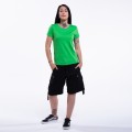Women Cargo Shorts MOLECULE® 55001 Rip Stop Zipper Regular Fit Black