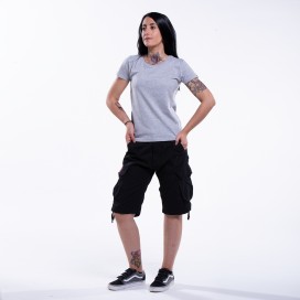 Women Cargo Shorts MOLECULE® 55002 Rip Stop Regular Fit Black (Old Release)