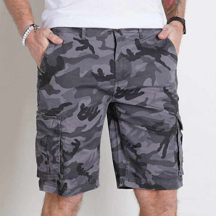 classic fit camo cargo short