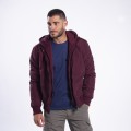 Jacket DS 2025 Hooded Bomber Polyester Wine Red