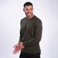 Unisex Long Sleeves T-Shirt 1105 Cotton 190 Gsm Regular Fit Khaki
