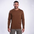 Unisex Long Sleeves T-Shirt 1105 Cotton 190 Gsm Regular Fit Camel