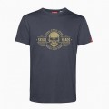 Unisex Short Sleeves T-shirt MOLECULE® 1100 Skullheads II Print Cotton 150 Gsm Regular Fit Dark Grey