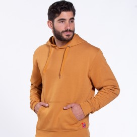 Pullover Hoodie 01042 DS Cotton Blend 275 Gsm Slim Fit Camel
