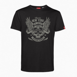 T-Shirt MLC SKULLHEADS III - BIKERS Gsm Cotton Regular Fit Black