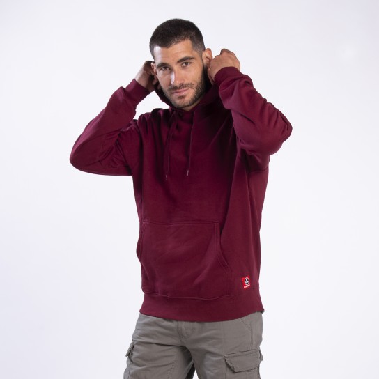 パーカー・フーディ FTP Dennis Pullover Burgundy Bone hooded hoodie FW 19 2019 Pullover Hoodie MOLECULE® 3301 Cotton Blend 280 Gsm Regular