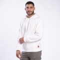 Pullover Hoodie MOLECULE® 3301 Cotton Blend 300 Gsm Regular Fit White