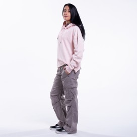 Cargo Pants W MOLECULE® 45038 Canvas One Pocket Regular Fit Grey