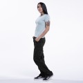Women Cargo Pants MOLECULE® 45041 Jungle Canvas Slim Fit Black
