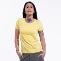 Woman Short Sleeves T-Shirt 47045 Organic Cotton 150 Gsm Regular Fit Yellow Fizz