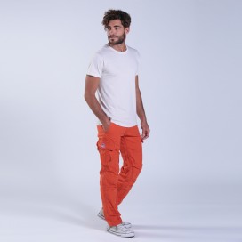 Cargo Pants MOLECULE® 55003 Rip Stop Slim Fit Orange